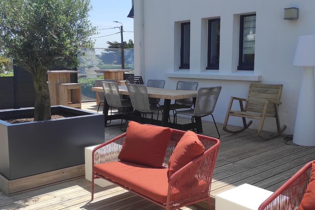 Superbe Maison Familiale A 50 M De La Plage Конкарно Экстерьер фото
